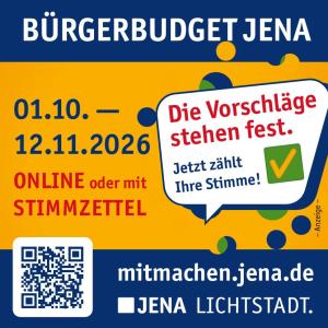 Bürgerbudget 2026 jetzt abstimmen