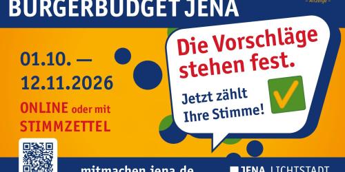 Bürgerbudget Plakat 2026